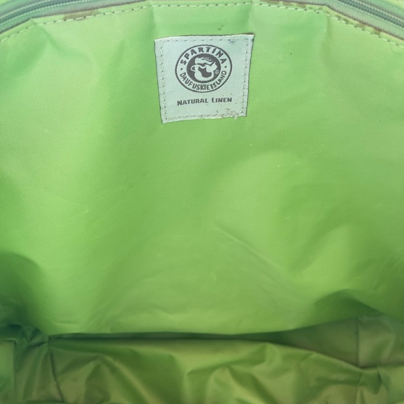 EUC Large Spartina 449 Denim and Braided Double Handles Tote - Picture 9 of 16